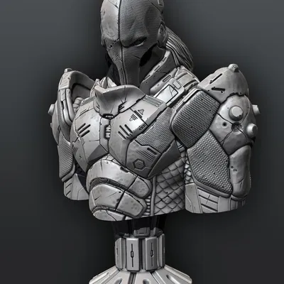 Tượng bán thân Deathstroke hỗ trợ in sẵn