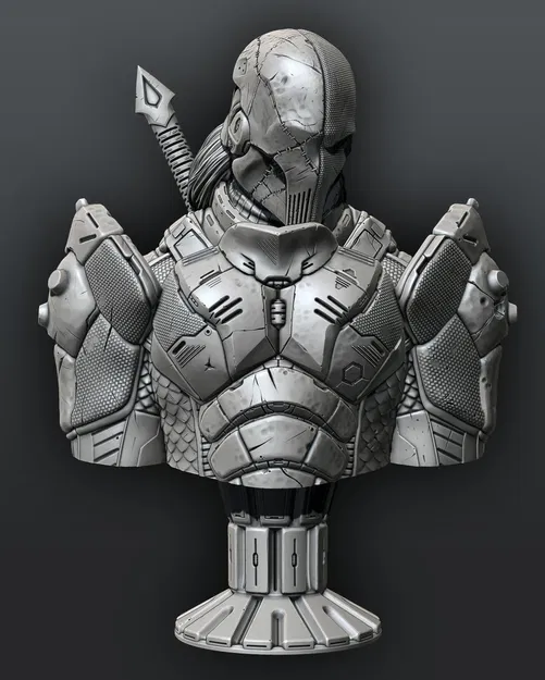 Tượng bán thân Deathstroke hỗ trợ in sẵn - Image 3