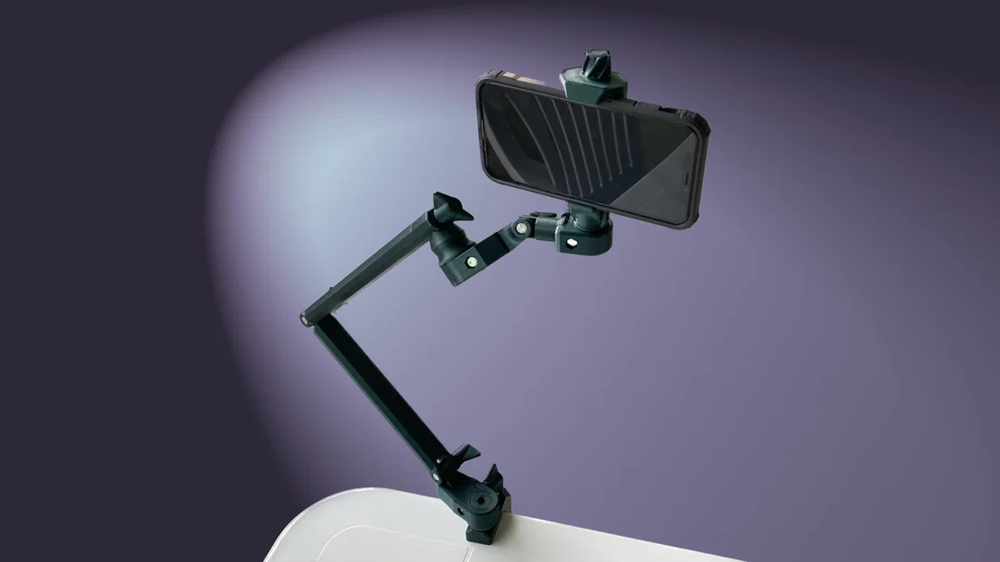 Giá đỡ điện thoại di động có kẹp V2 cải tiến - Image 1