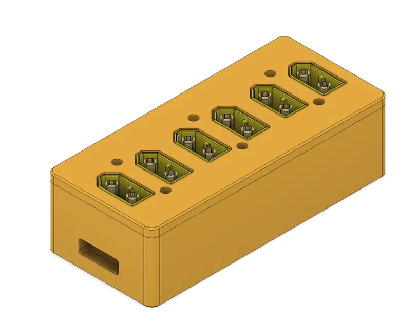 Bảng phân phối điện XT-60 với thanh đồng - Image 1