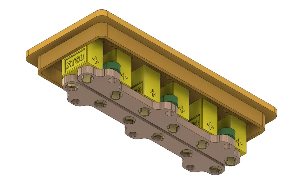 Bảng phân phối điện XT-60 với thanh đồng - Image 4