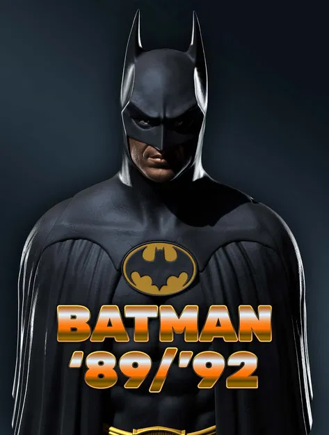 Tượng bán thân Batman Michael Keaton trong phim 1989 và 1992 - Image 1