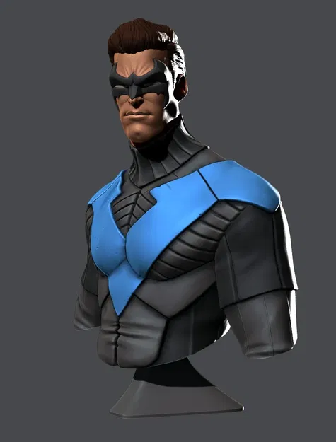 Tượng bán thân Nightwing chi tiết và độc đáo - Image 2