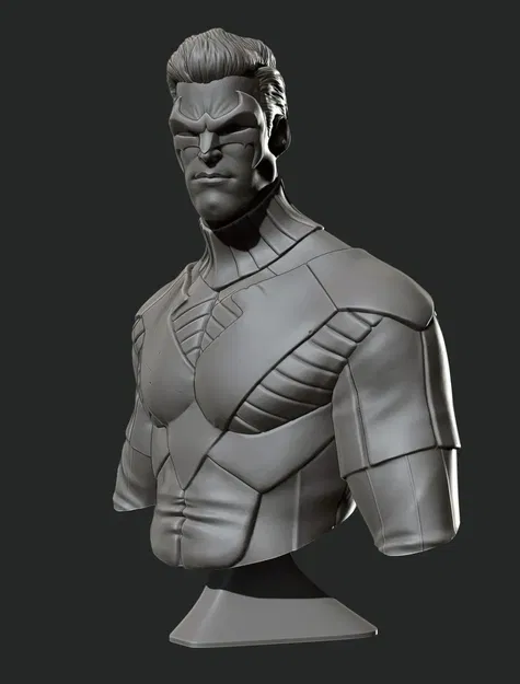 Tượng bán thân Nightwing chi tiết và độc đáo - Image 3