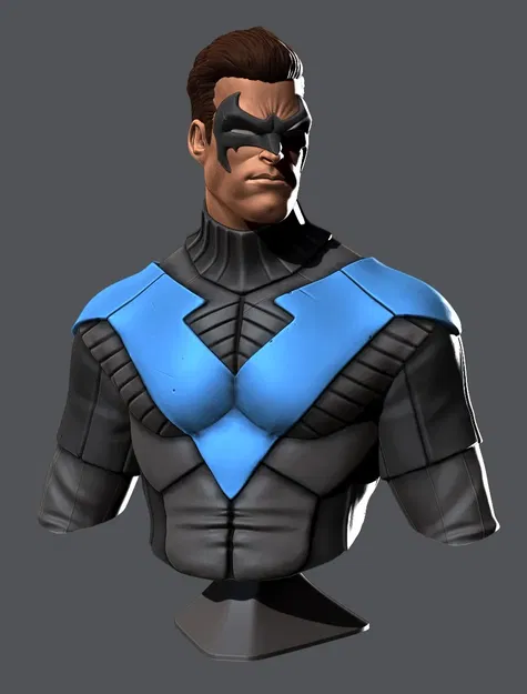 Tượng bán thân Nightwing chi tiết và độc đáo - Image 4