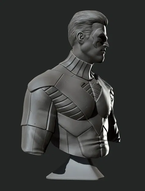 Tượng bán thân Nightwing chi tiết và độc đáo - Image 7