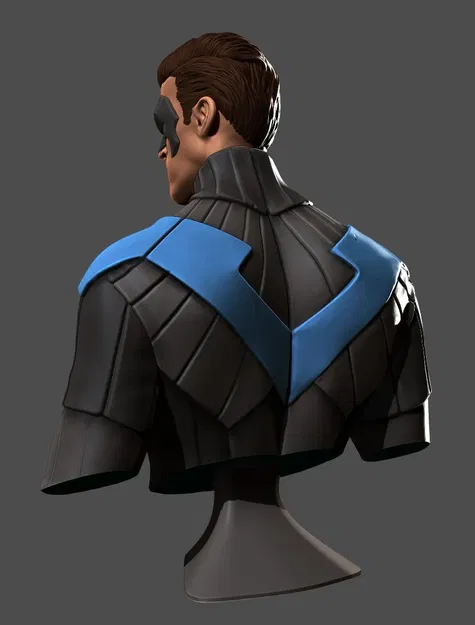 Tượng bán thân Nightwing chi tiết và độc đáo - Image 11