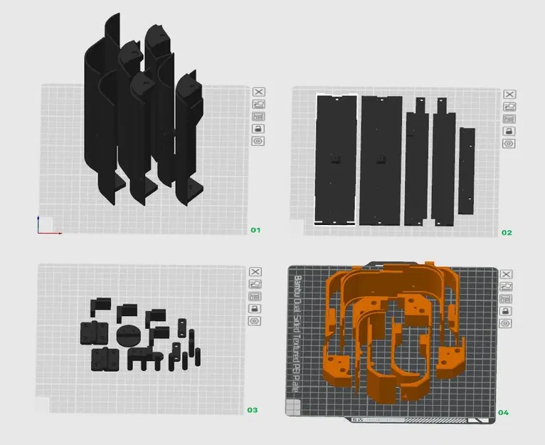 Vỏ bảo vệ máy in Bambu Lab P1P Lite với thiết kế phong cách - Image 4