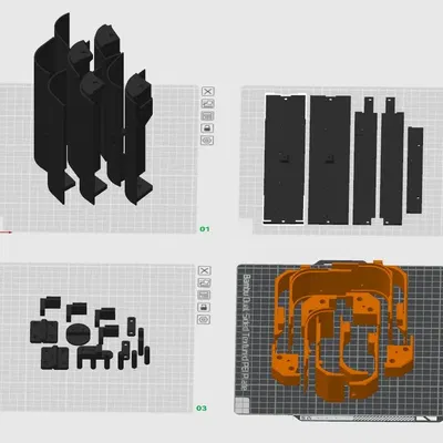 Vỏ bảo vệ máy in Bambu Lab P1P Lite với thiết kế phong cách