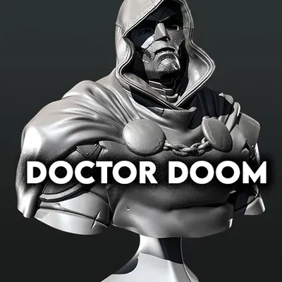 Tượng bán thân nhân vật Doctor Doom