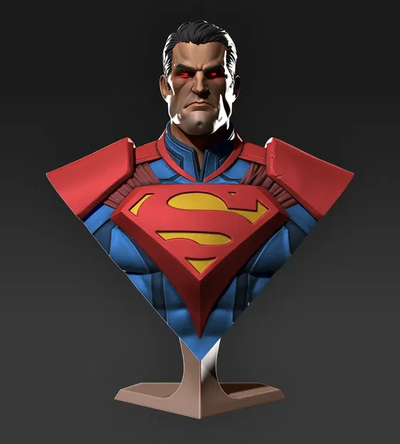 Tượng bán thân Superman từ trò chơi Injustice - Image 1