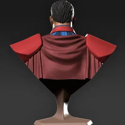 Tượng bán thân Superman từ trò chơi Injustice