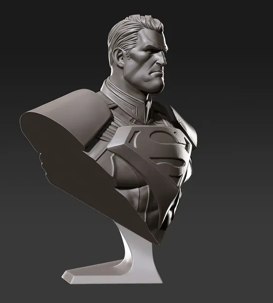 Tượng bán thân Superman từ trò chơi Injustice - Image 3