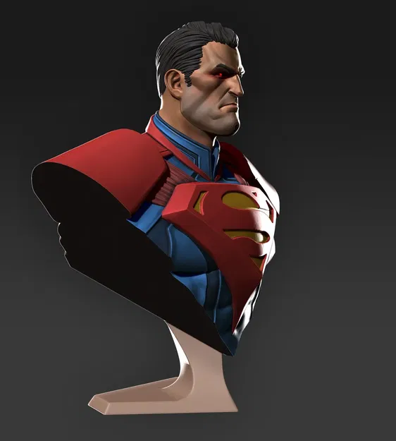 Tượng bán thân Superman từ trò chơi Injustice - Image 4