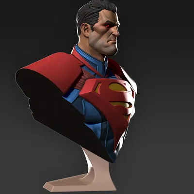 Tượng bán thân Superman từ trò chơi Injustice