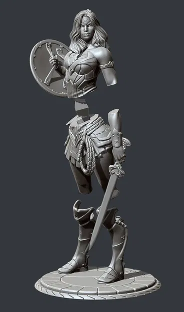Tượng Wonder Woman chi tiết cho người hâm mộ nghệ thuật - Image 3