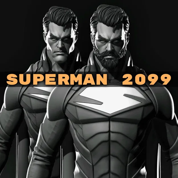 Tượng bán thân Superman phiên bản 2099 - Image 1