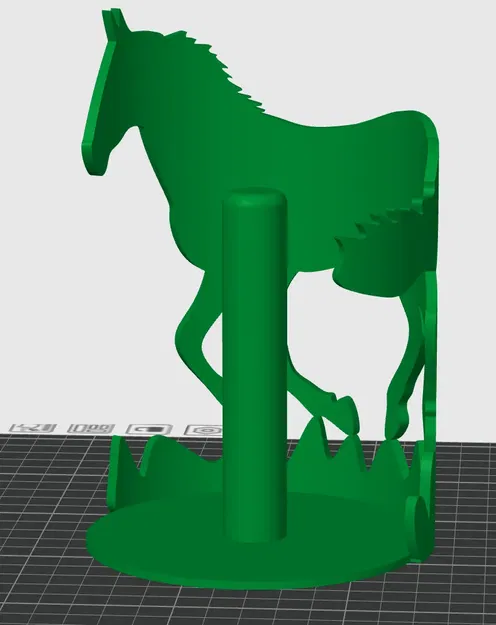 Giá đỡ khăn giấy hình ngựa cần hỗ trợ in 3D - Image 1
