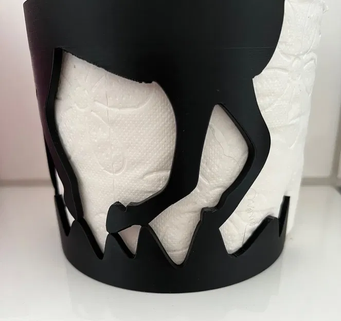 Giá đỡ khăn giấy hình ngựa cần hỗ trợ in 3D - Image 2