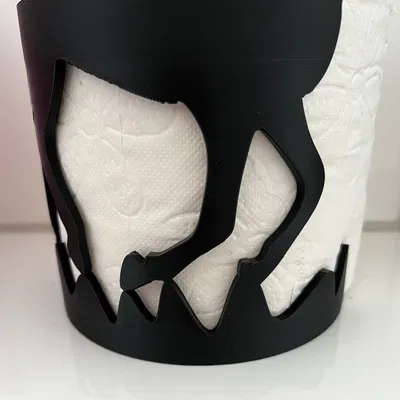 Giá đỡ khăn giấy hình ngựa cần hỗ trợ in 3D