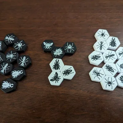 Gạch lát tổ ong Pocket Hive cho trò chơi bàn