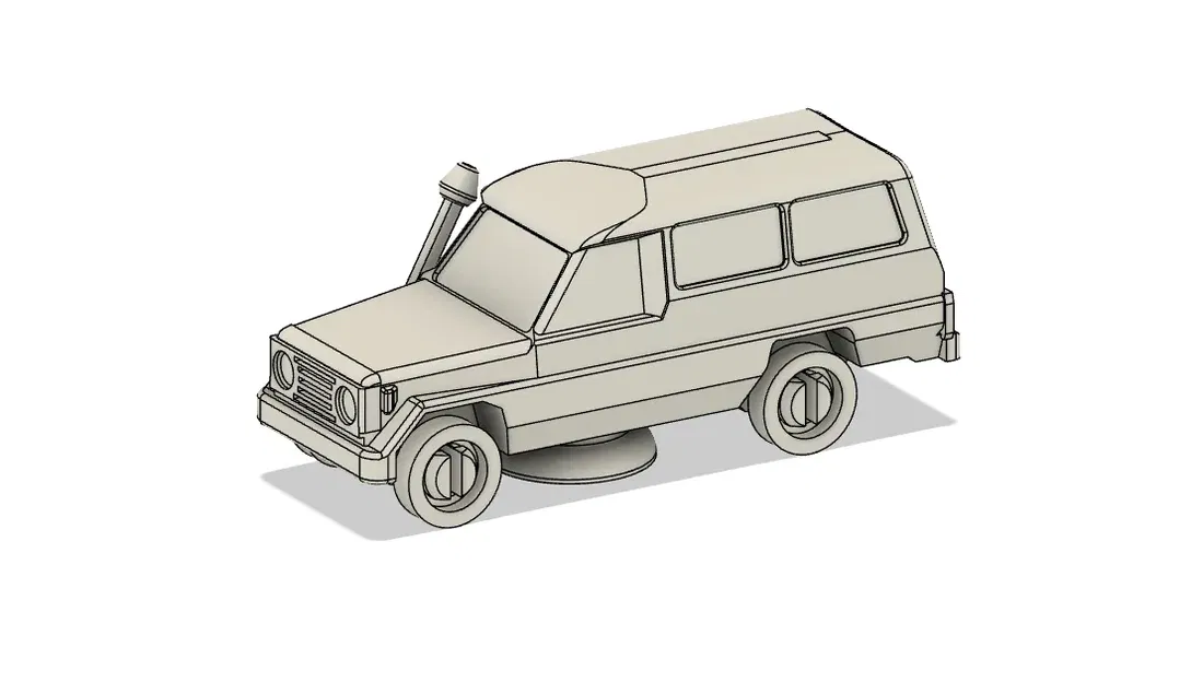 Mô hình xe Toyota Landcruiser tỷ lệ 1:100 - Image 1