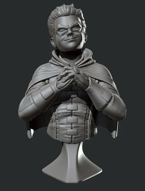 Tượng bán thân Damian Wayne với chi tiết tinh xảo - Image 3