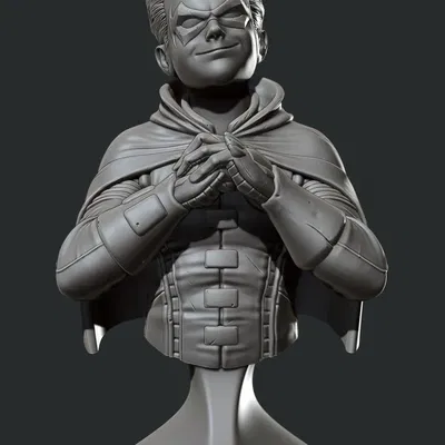 Tượng bán thân Damian Wayne với chi tiết tinh xảo