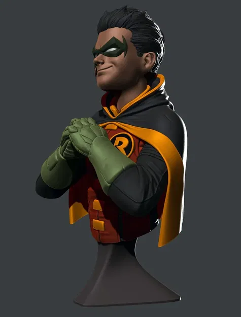 Tượng bán thân Damian Wayne với chi tiết tinh xảo - Image 4