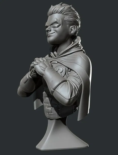 Tượng bán thân Damian Wayne với chi tiết tinh xảo - Image 5