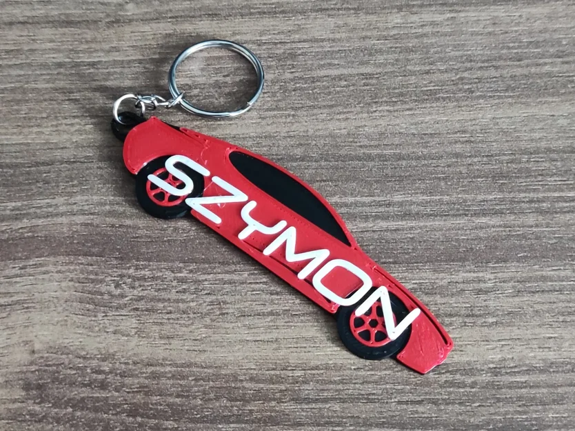 Móc khóa ô tô cá nhân hóa với tên bạn - Image 3