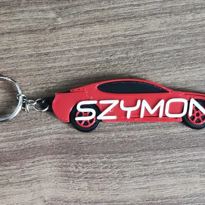 Móc khóa ô tô cá nhân hóa với tên bạn