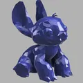 Mô hình nhân vật Stitch phong cách Low Poly - Thumbnail 1
