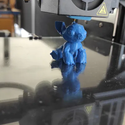 Mô hình nhân vật Stitch phong cách Low Poly