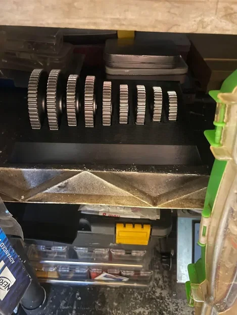 Giá đỡ bánh răng kim loại cho máy tiện 7x14 - Image 3