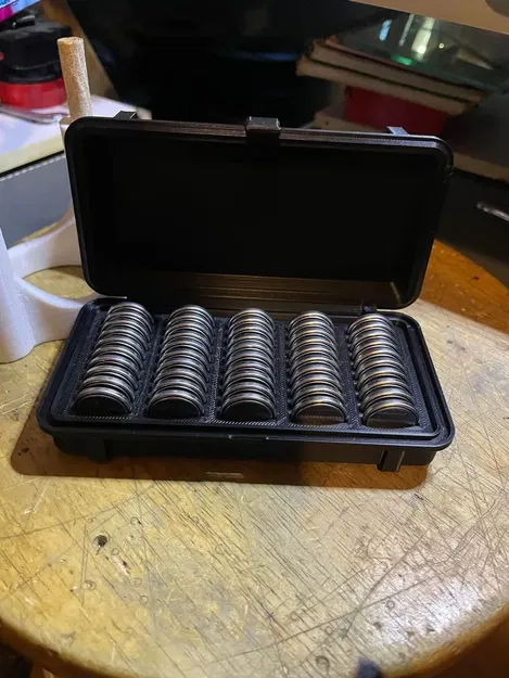 Hộp chứa pin CR2032 chắc chắn với khả năng lưu trữ 50 pin - Image 3