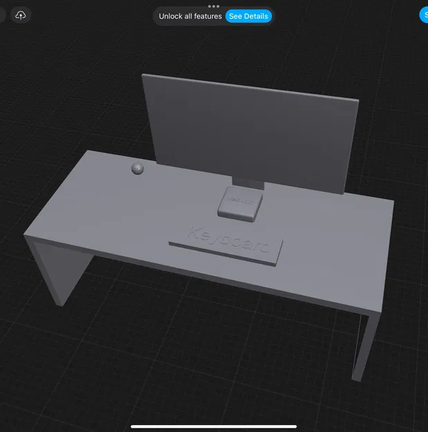 Bàn làm việc với Mac mini, bàn phím và HomePod mini - Image 1