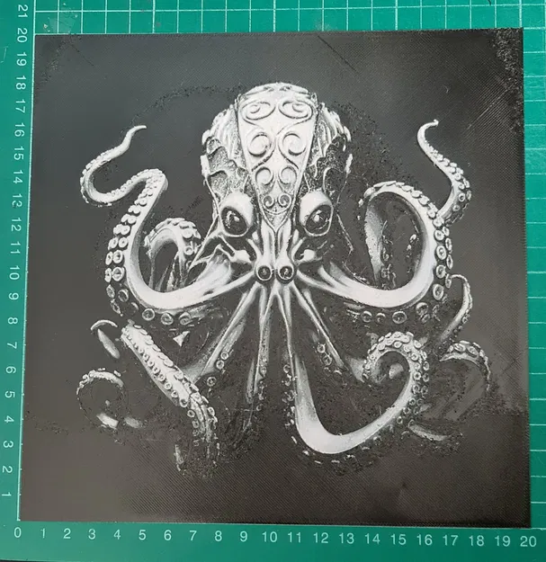 Bạch tuộc nước tối in 3D với chi tiết sắc nét - Image 1