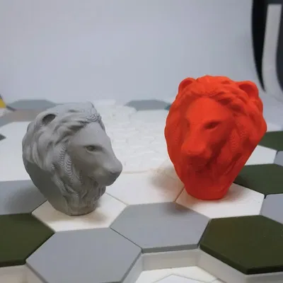 Tượng đầu sư tử poly cao nghệ thuật