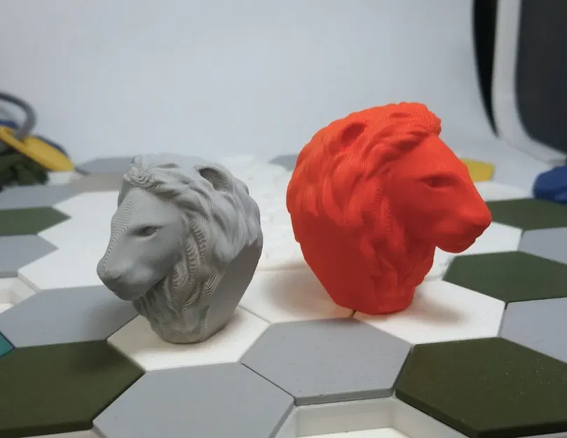 Tượng đầu sư tử poly cao nghệ thuật - Image 3