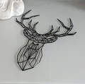 Hươu thấp đa giác trang trí tường - Thumbnail 1