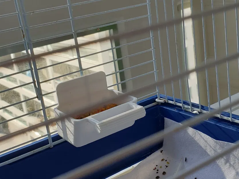 Giá đỡ thức ăn cho chim trong lồng - Image 5