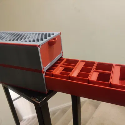 Ngăn kéo tổ chức mô-đun tương thích Gridfinity