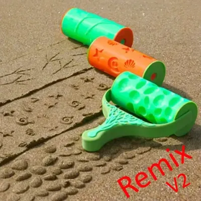 Con lăn tạo mẫu cát cho mùa hè