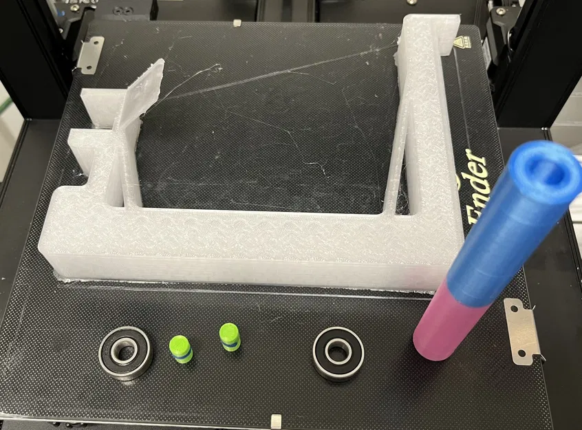 Giá đỡ cuộn filament Ender 3 S1 với cảm biến hết filament - Image 2