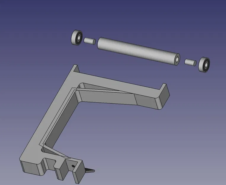 Giá đỡ cuộn filament Ender 3 S1 với cảm biến hết filament - Image 3