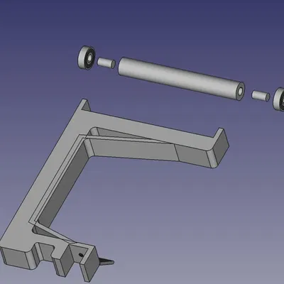 Giá đỡ cuộn filament Ender 3 S1 với cảm biến hết filament