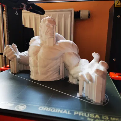 Tượng Hulk giận dữ chi tiết cho máy in FDM