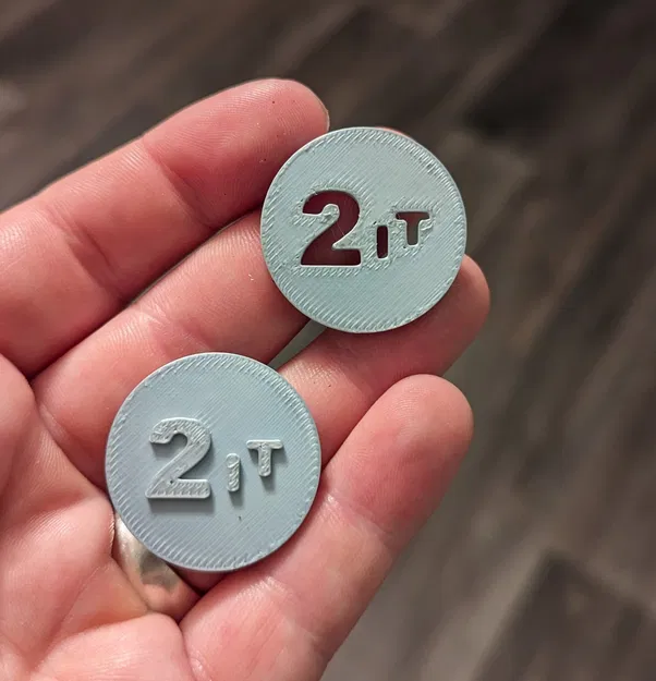 Đồng xu hài hước hình tròn để nhắc nhở - Image 3