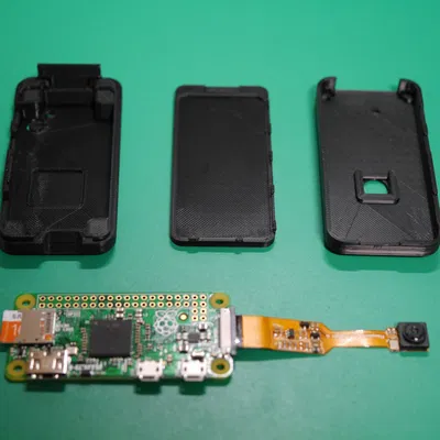 Vỏ Pi Zero siêu nhỏ với mô-đun camera Pi của Pimoroni